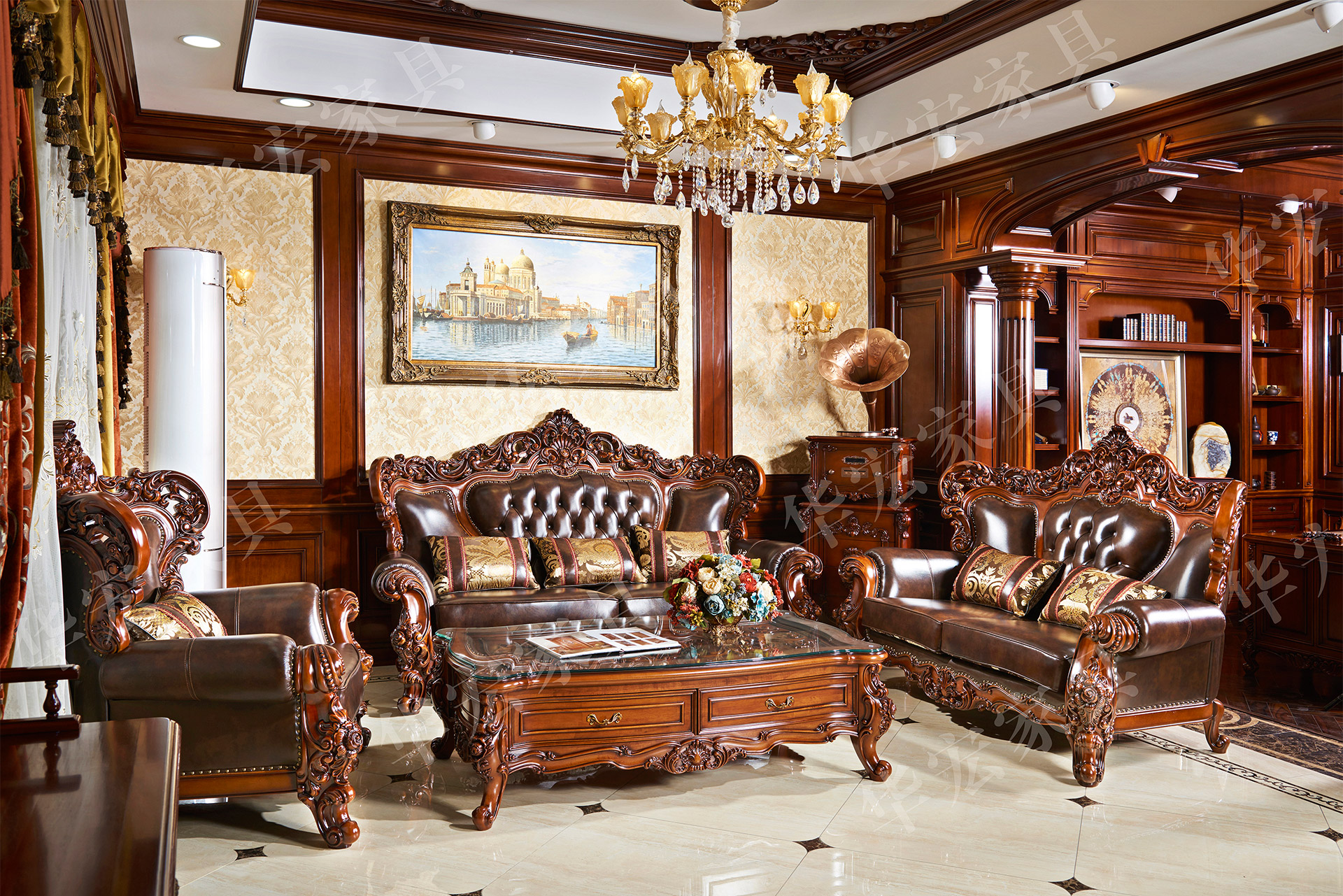 實(shí)木沙發(fā),歐式家具